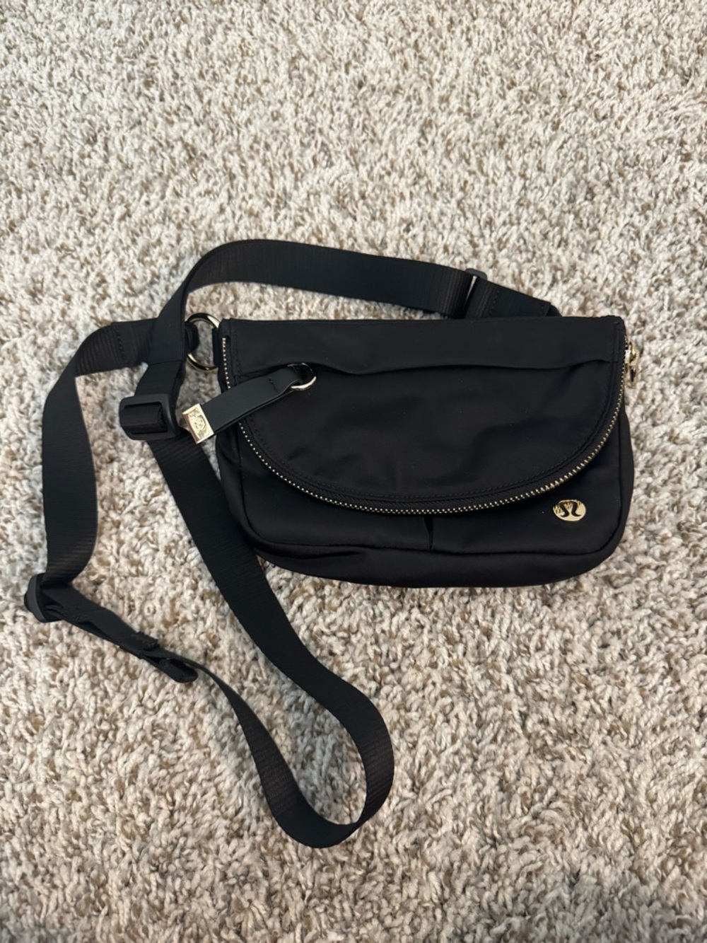 Lululemon Black All Night Festival Crossbody Belt Bag